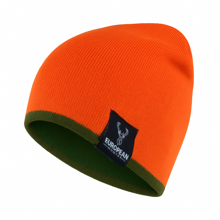 Vändbar jaktmössa Orange/Grön - European Hunter
