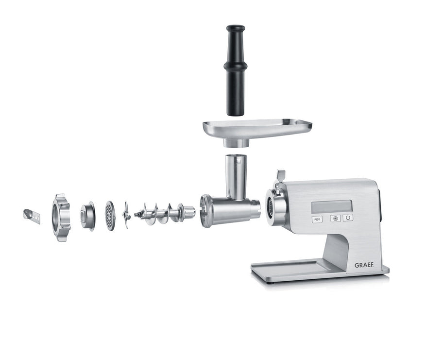 Köttkvarn FW500, 400 W med småkaksinsats - Graef