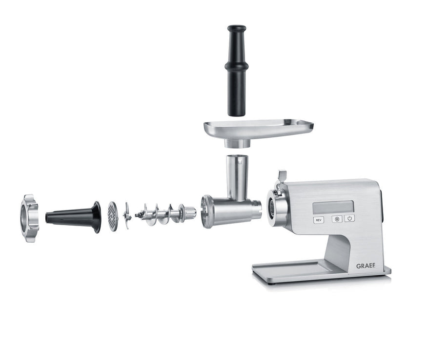 Köttkvarn FW500, 400 W med småkaksinsats - Graef