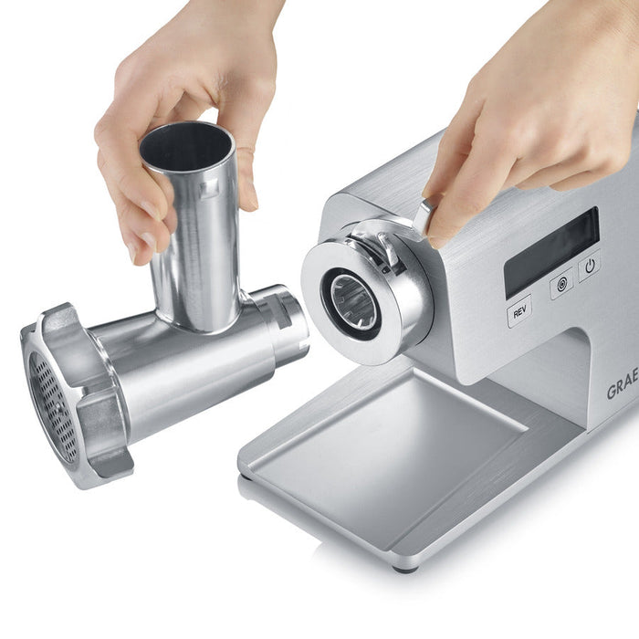Köttkvarn FW500, 400 W med småkaksinsats - Graef