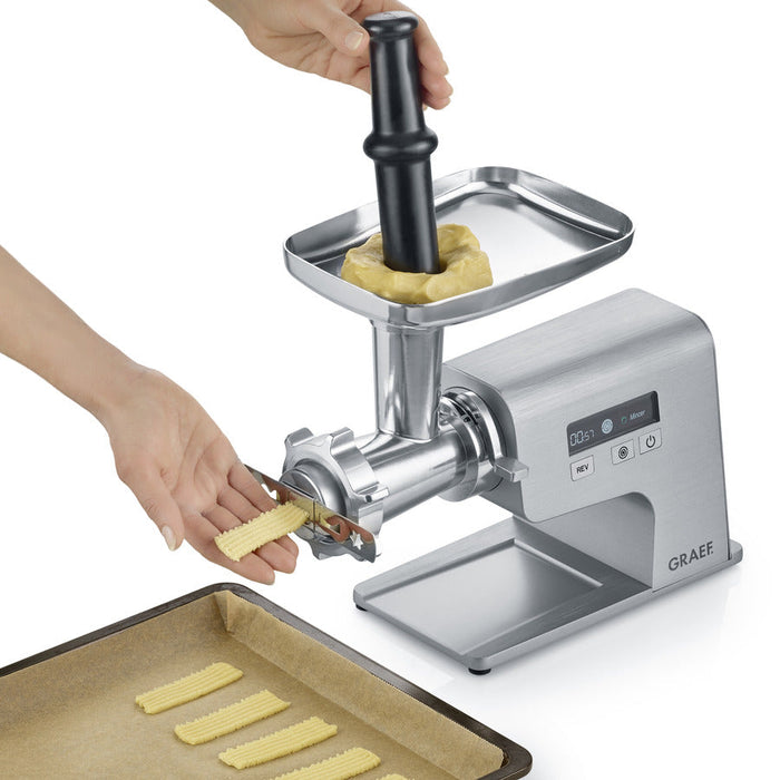Köttkvarn FW500, 400 W med småkaksinsats - Graef