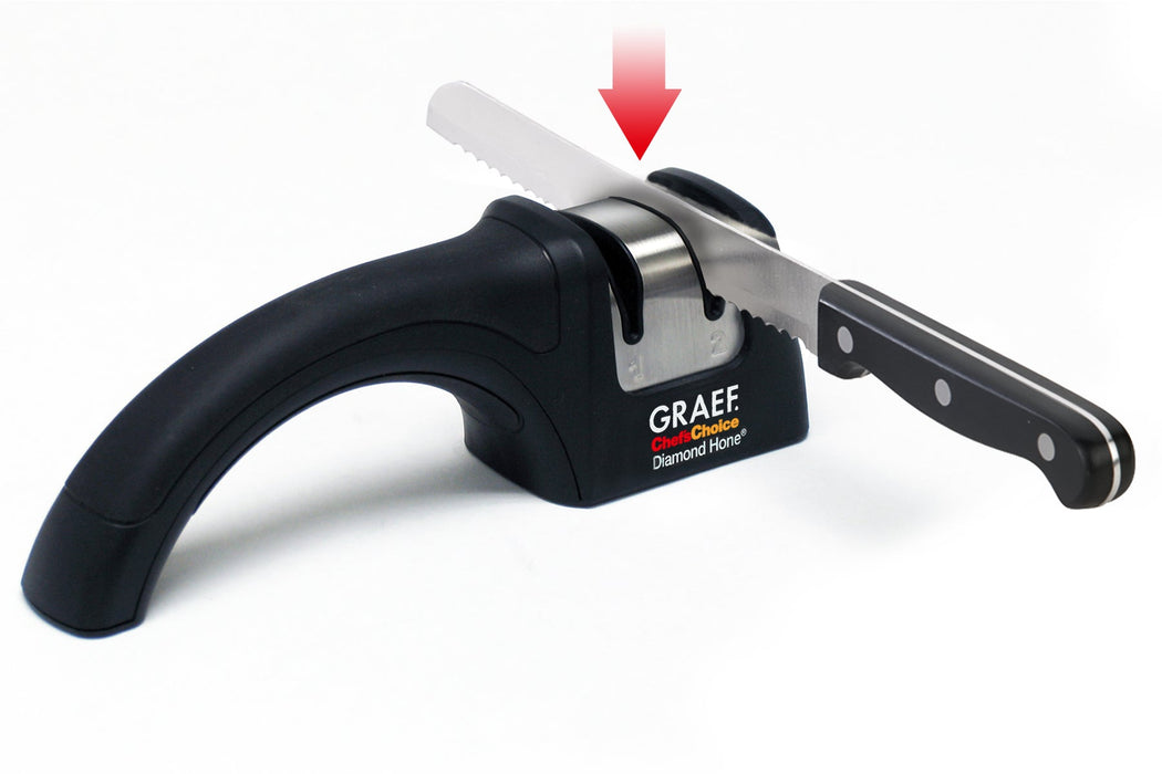 Knivslip PRONTO med diamantskiva 20° slipvinkel - Graef
