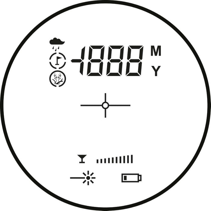 Hawke avståndsmätare avståndsmätare 400m LCD