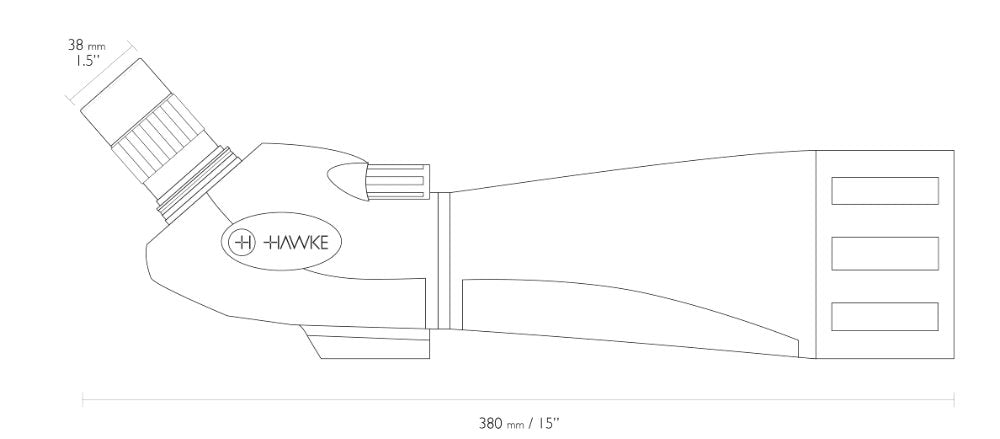 Vantage 24-72x70 kikarsikte - Hawke