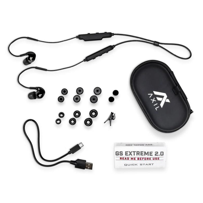 In-ear hörselskydd med Bluetooth - Axil/SportsEAR GS EXTREME 2.0