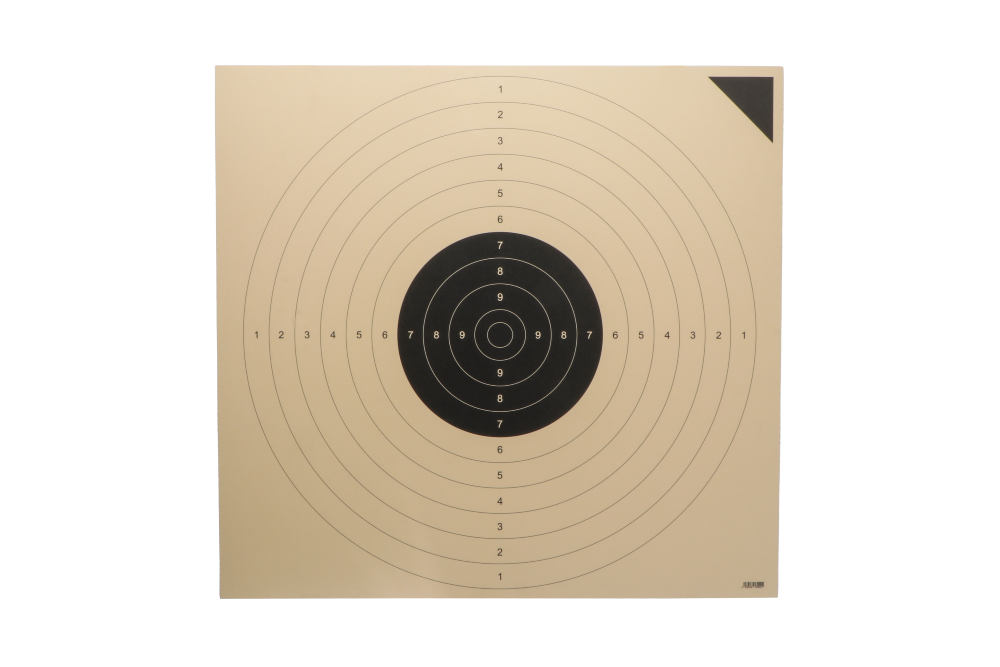 Målskiva 25M ISSF pistol