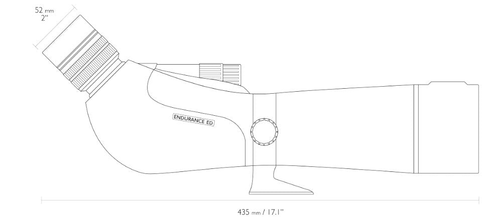 Hawke Endurance ED 20-60x68 spotting scope