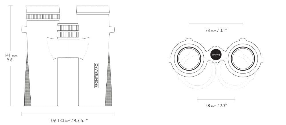 Hawke Frontier APO 8x42 Grön