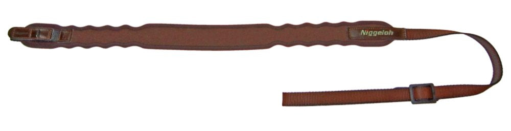 Hagelgevärsrem Brun neopren snabbkoppling - Niggeloh