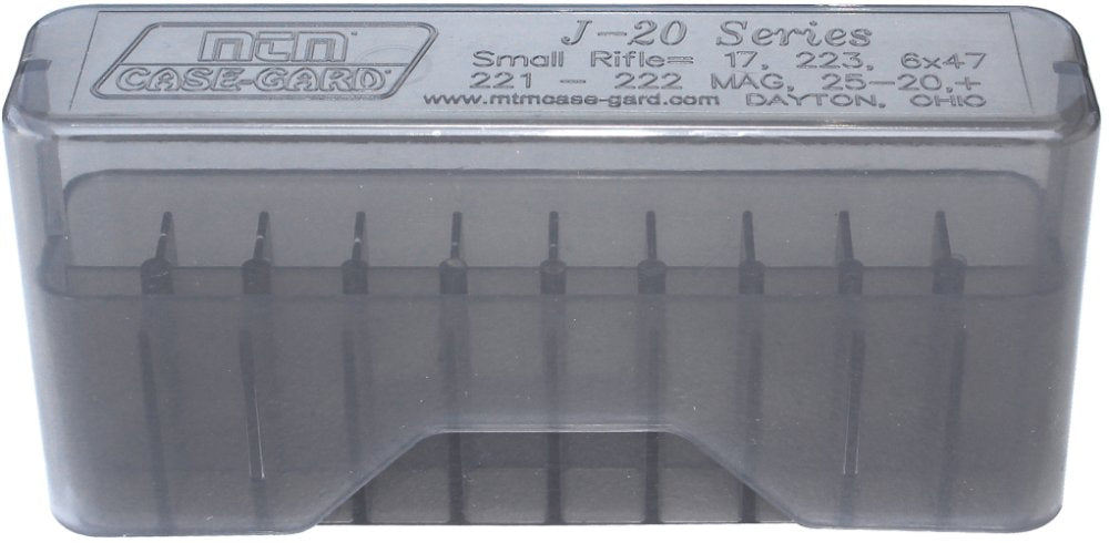 MTM patronbox 20 st rökfärgad – MTM