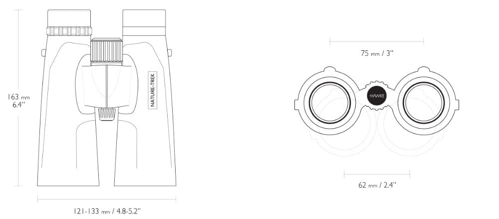Hawke Nature-Trek 10x50 Grön