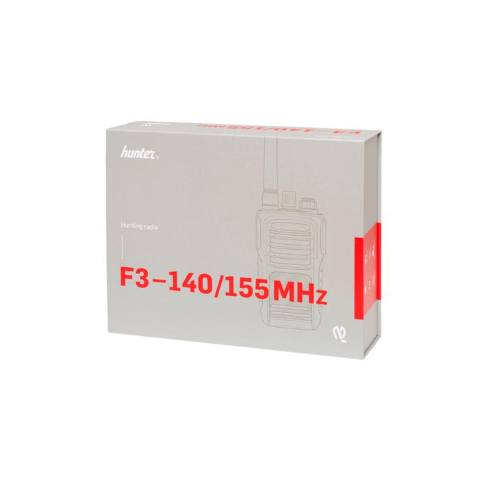 Jaktradio med display 140/155 MHz - Hunter F3