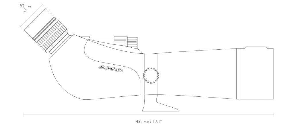 Endurance ED 20-60x68 observationsteleskop - Hawke
