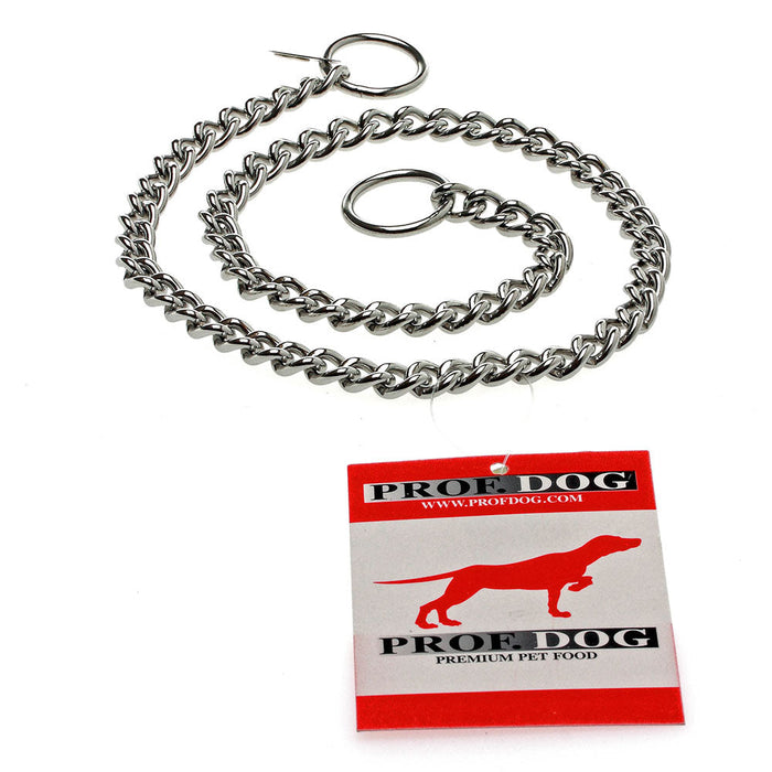Korallhalsband i rostfritt stål - PROF DOG