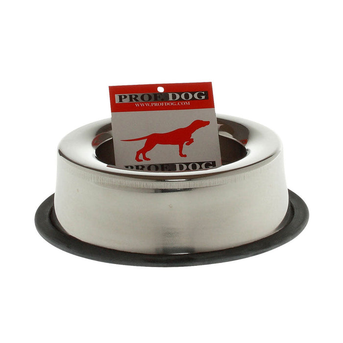 Spillskyddade skålar i rostfritt stål - PROF DOG