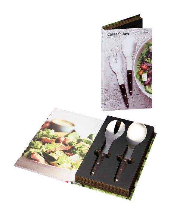 CAESAR'S JOY Salladsbestick rostfritt stål - Legnoart