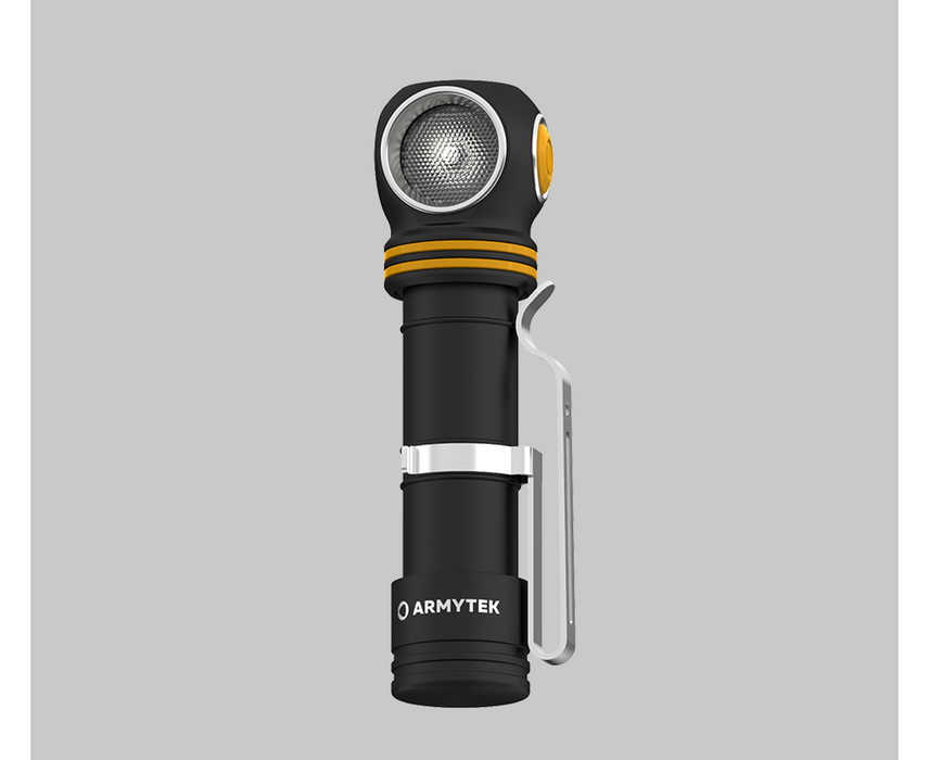 Elf C2 Micro USB Ficklampa Vit 1100 lm TIR 70°:120° 1x18650 (inkl.) - Armytek