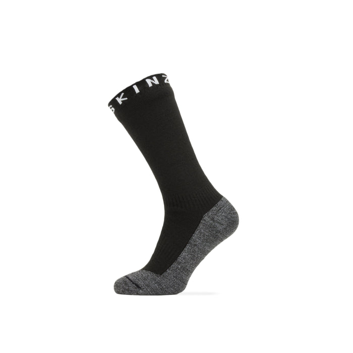 Nordelph WP Warm Wt. Soft Mid Sock - Sealskinz - Black/Grey Marl/White