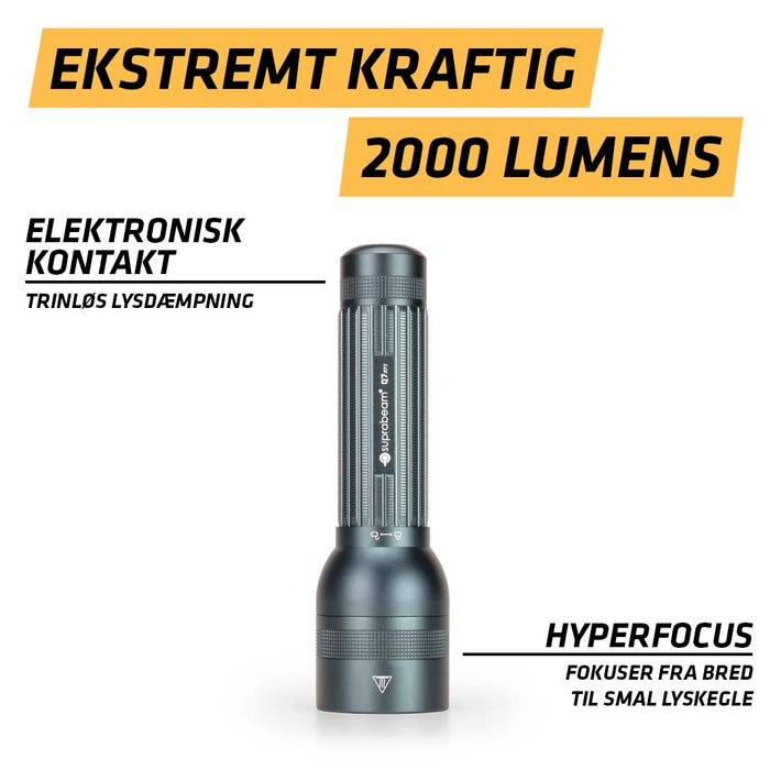 Q7xrs (inkl. 2 batterier) - Suprabeam