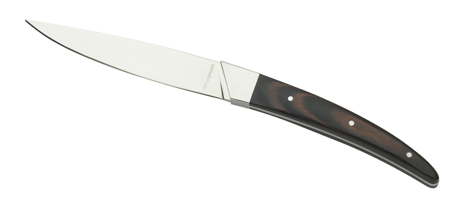 Steakknivuppsättning (4), mörk skaft - Legnoart PORTERHOUSE