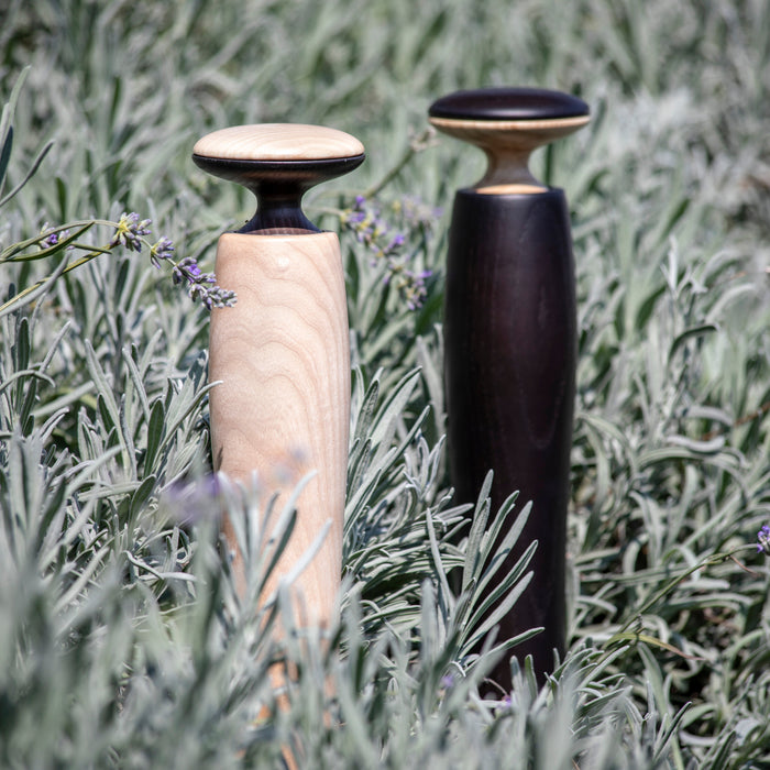 Salt/peppar keramisk kvarn - Medium - ljust ask - Legnoart HERCULES