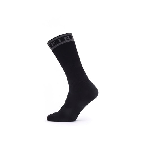 Scoulton WP Warm Wt. Mid Sock w. Hydrost - Sealskinz - Black/Grey