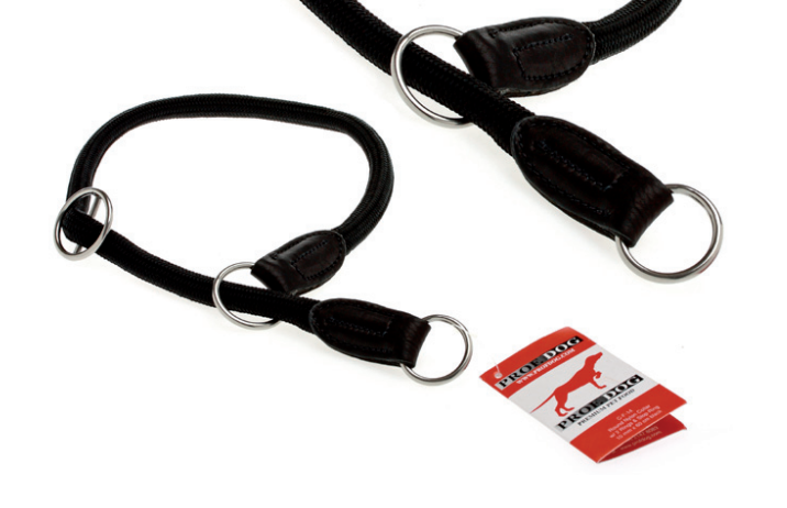 Dressyrhalsband Svart - PROF DOG