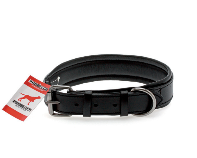 Noble läderhalsband - PROF DOG