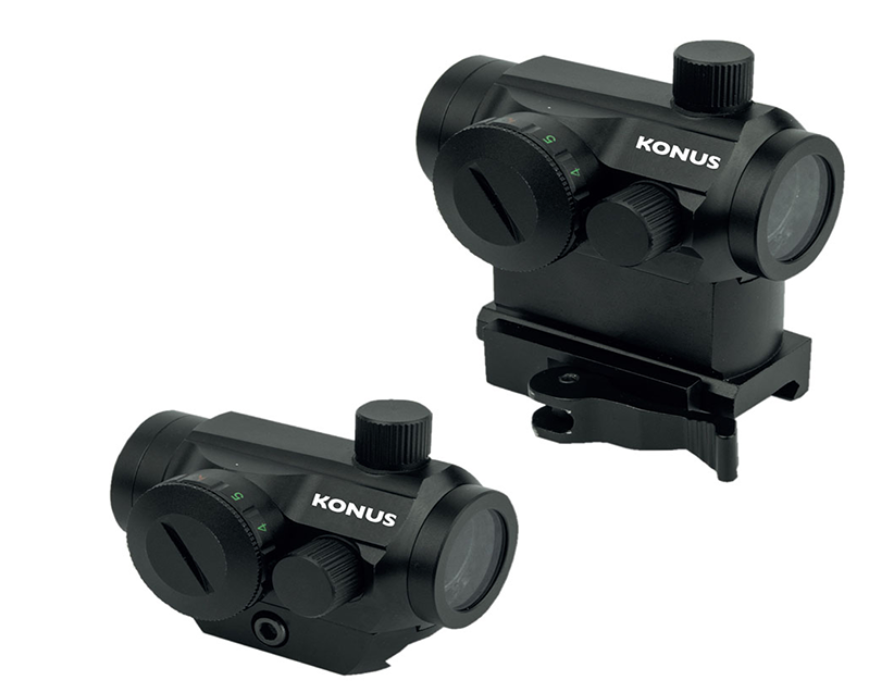 Nuclear - 1x22 Röd/Grön punktsikte QR-adapter - Konus