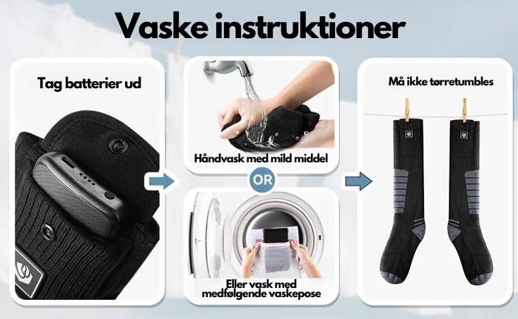 Strumpor med värme PRO + APP