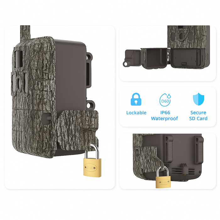 Live 2.0 – Viltkamera inkl. solpanel + App - Senzor