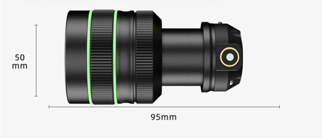 Extremt kraftfull pannlampa med 10 000 lumen + powerbank - Ignition