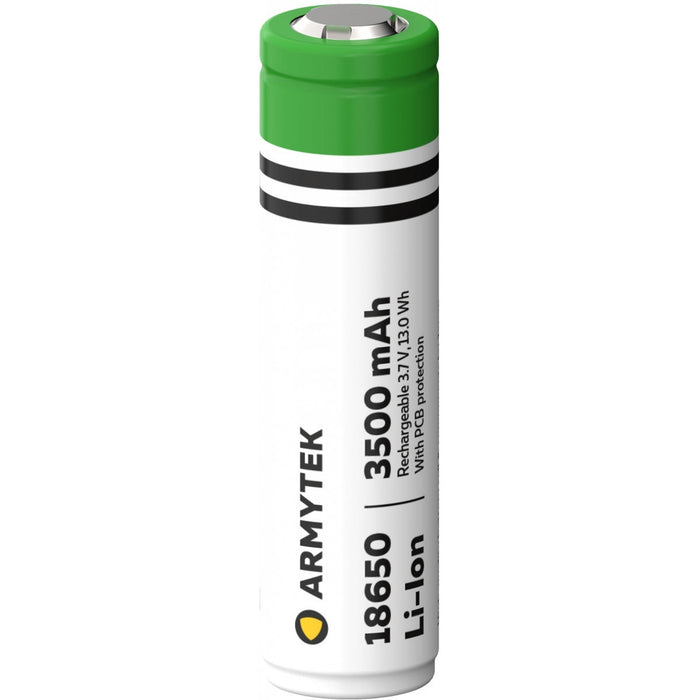 18650 Li-Ion 3500mAh batteri, skyddat och uppladdningsbart - Armytek
