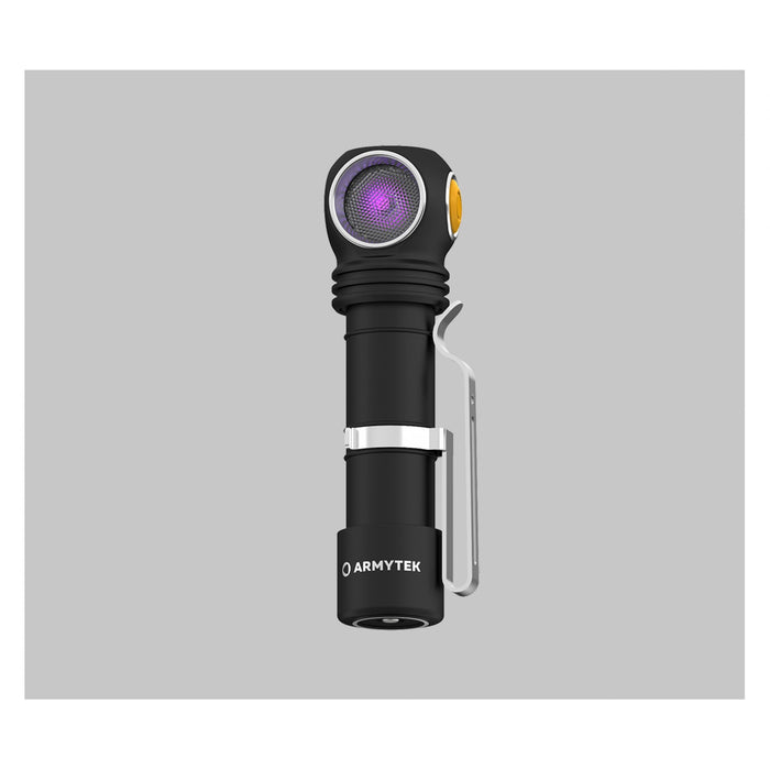 Wizard C2 WUV / Vit & Ultraviolett / 1100 lm & 1595 mW (400 nm) / TIR 70°:120° / 1x18650 (inkl.) - Armytek