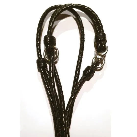 Showline rund flätad läder - PROF DOG