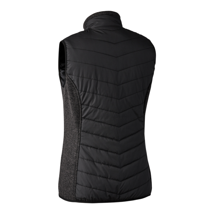 Lady Caroline Vatteret Vest Black - Deerhunter - Jagtbutikken