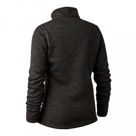 Lady Sarek Stickad jacka Mörkgrå - Deerhunter