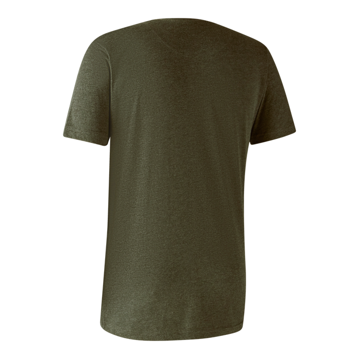 Basis 2-pak T-shirt Adventure Green mel/Brown Leaf - Deerhunter