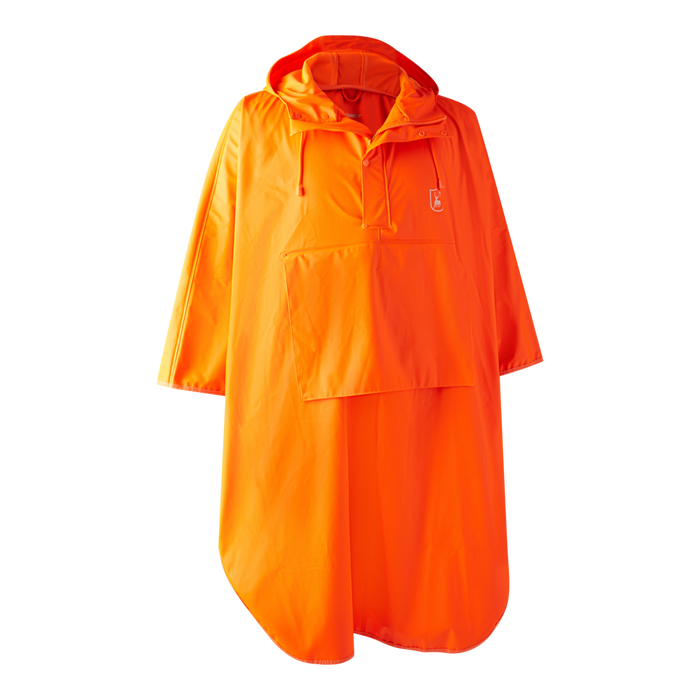 Hurricane Regnponcho Orange - Deerhunter - Jagtbutikken