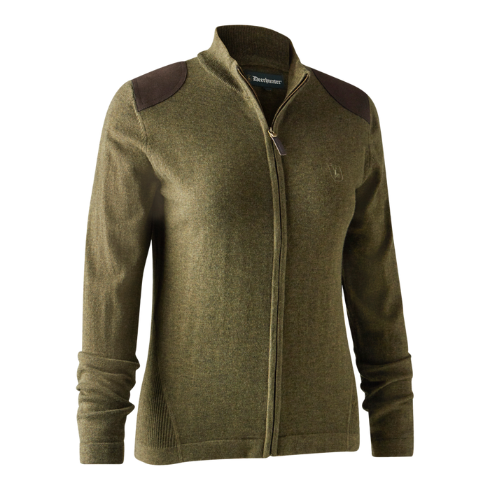 Lady Darlington Stickad kofta Cypress - Deerhunter