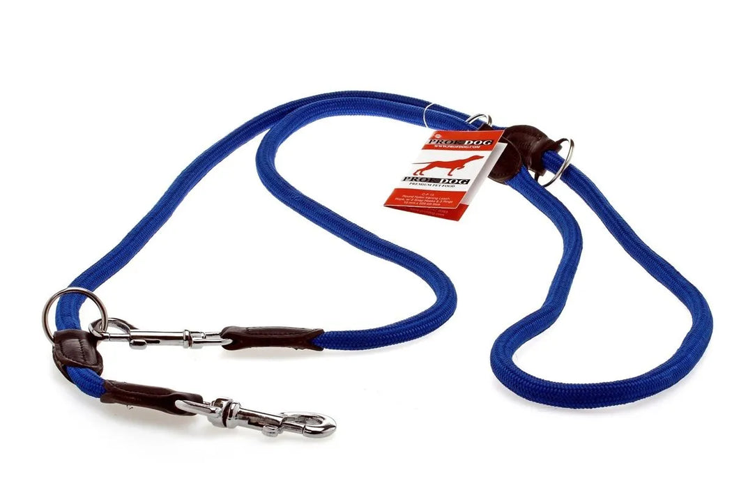 Dressyrlina 10 mm rund nylon - PROF DOG