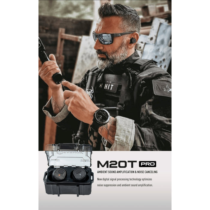 M20T PRO Bluetooth In-Ear Hörselskydd - Earmor
