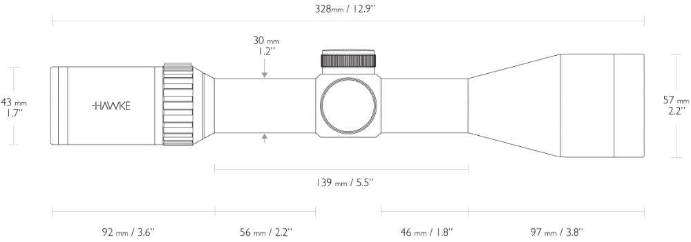 Vantage 30 WA IR 2,5-10x50 L4A Dot - Hawke