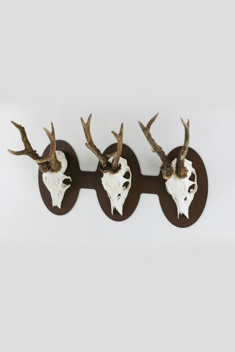 Monteringsplatta för 3 bockar horisontell oval / Corten - Torp Solution