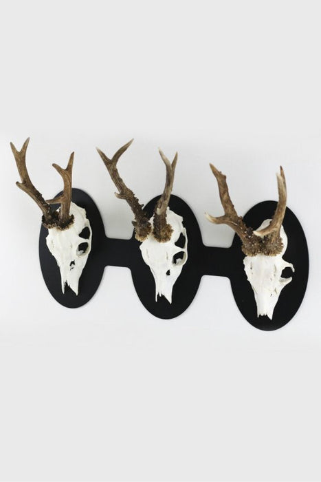 Monteringsplatta för 3 bockar horisontell oval Svart - Torp Solution