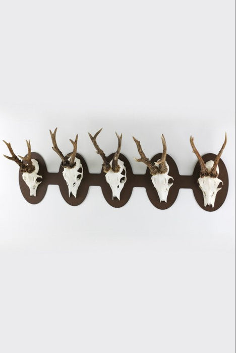 Monteringsplatta för 5 bockar horisontell oval / Corten - Torp Solution