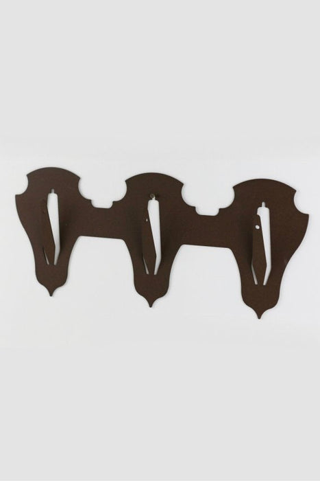 Troféplatta för 3 bockar liggande - classic / Corten - Torp Solution