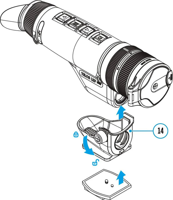 Telos LRF stativadapter - Pulsar